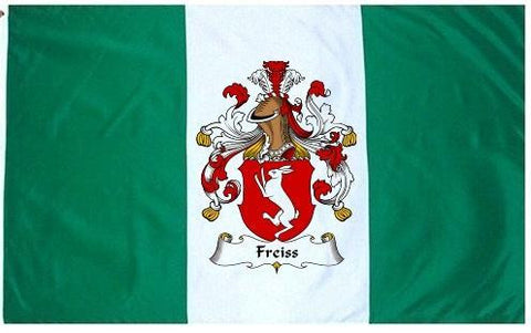 Freiss family crest coat of arms flag