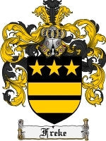 Freke coat of arms family crest download