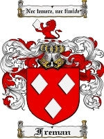 Freman coat of arms family crest download