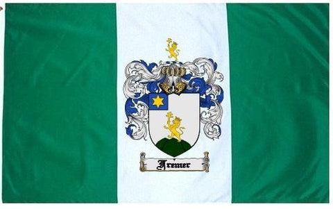 Fremer family crest coat of arms flag