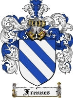 Frennes coat of arms family crest download