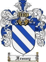 Frenny coat of arms family crest download