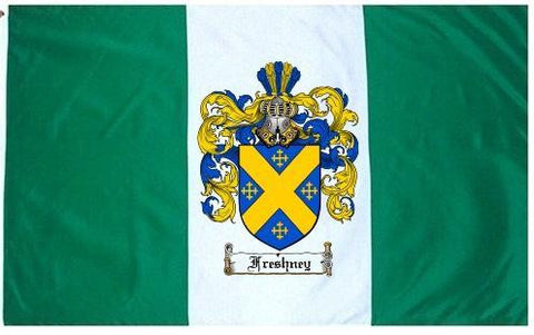 Freshney family crest coat of arms flag
