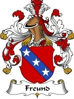 Freund coat of arms family crest download
