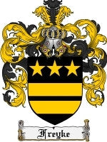 Freyke coat of arms family crest download