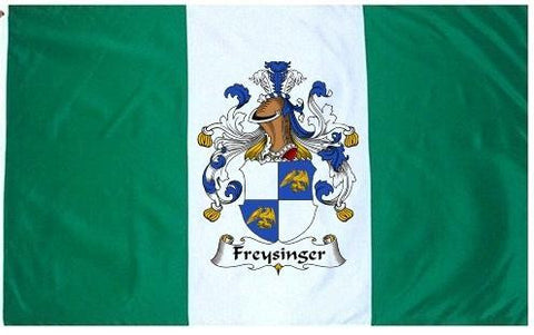Freysinger family crest coat of arms flag
