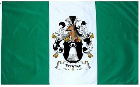 Freytag family crest coat of arms flag