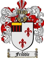 Friddle coat of arms family crest download