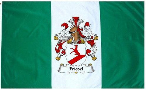 Friedel family crest coat of arms flag
