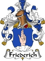 Friederich coat of arms family crest download