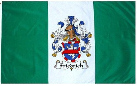 Friedrich family crest coat of arms flag