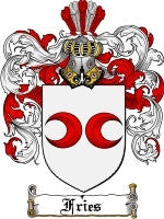 Fries coat of arms family crest download