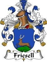 Friesell coat of arms family crest download