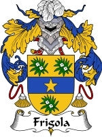 Frigola coat of arms family crest download