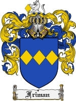 Friman coat of arms family crest download