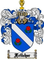 Fritcher coat of arms family crest download