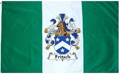 Fritsch family crest coat of arms flag