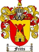 Fritts coat of arms family crest download