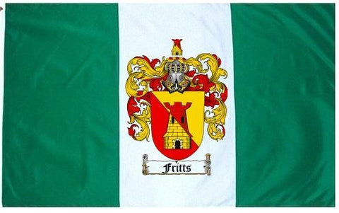 Fritts family crest coat of arms flag