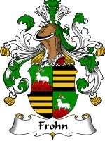Frohn coat of arms family crest download