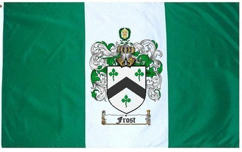 Frost family crest coat of arms flag