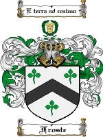 Froste coat of arms family crest download