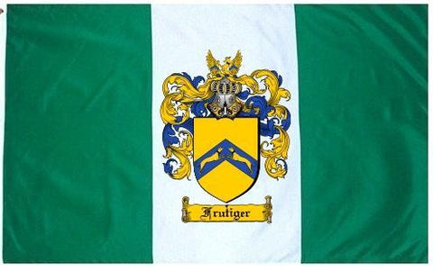 Frutiger family crest coat of arms flag