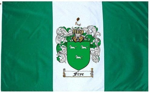 Frye family crest coat of arms flag