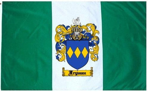 Fryman family crest coat of arms flag