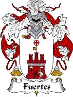 Fuertes coat of arms family crest download
