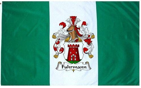 Fuhrmann family crest coat of arms flag