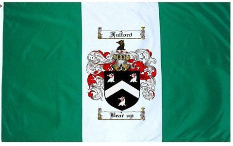 Fulford family crest coat of arms flag