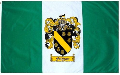 Fulgham family crest coat of arms flag