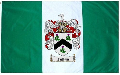 Fulham family crest coat of arms flag