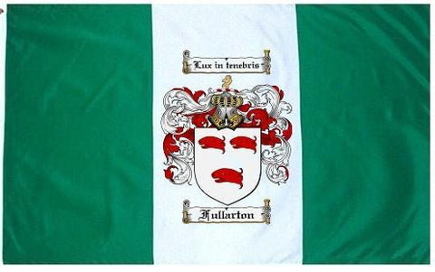 Fullarton family crest coat of arms flag