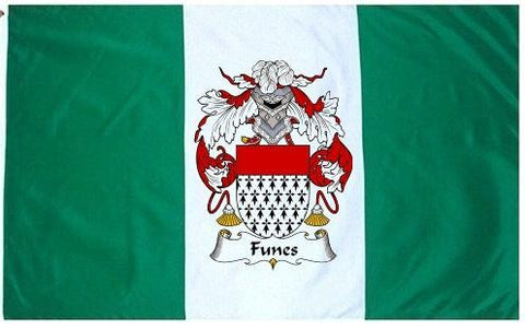 Funes family crest coat of arms flag