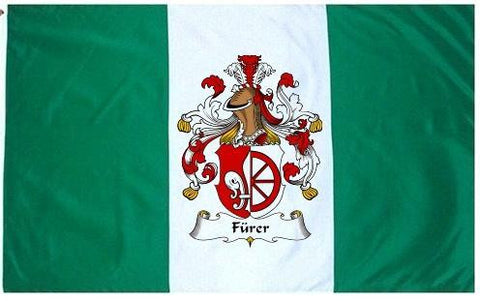 Furer family crest coat of arms flag