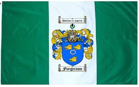 Furgerson family crest coat of arms flag