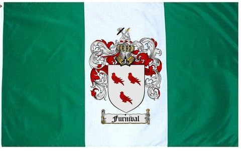 Furnival family crest coat of arms flag
