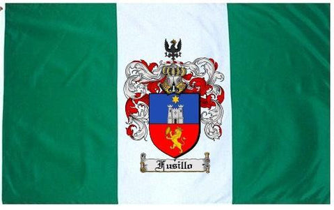 Fusillo family crest coat of arms flag