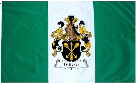 Futterer family crest coat of arms flag
