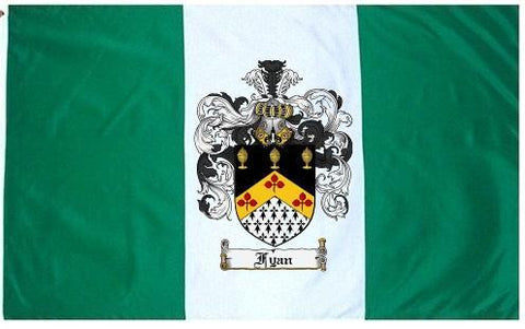Fyan family crest coat of arms flag