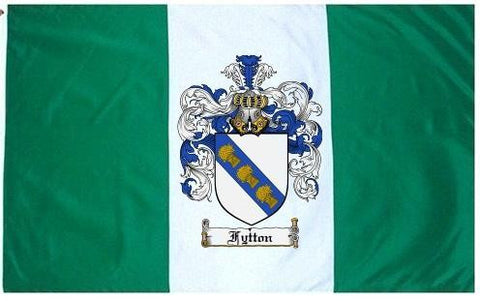 Fytton family crest coat of arms flag