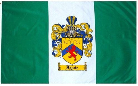 Fyvie family crest coat of arms flag