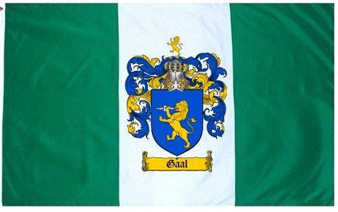 Gaal family crest coat of arms flag