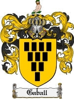 Gaball coat of arms family crest download