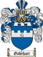 Gabehart coat of arms family crest download
