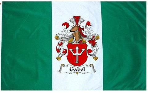 Gabel family crest coat of arms flag