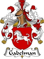 Gabelman coat of arms family crest download