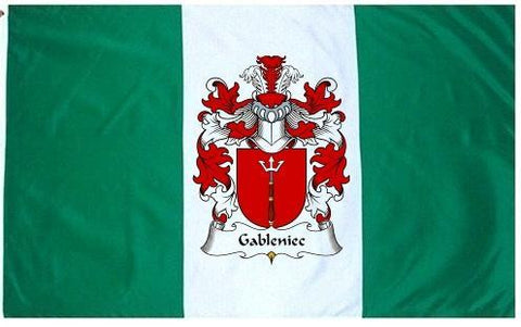 Gableniec family crest coat of arms flag